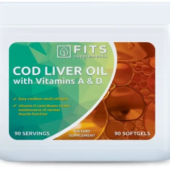Fits - Cod liver oil with vitamins A and D 90 softgels